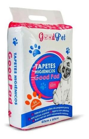 Tapete Higiênico Good Pad 60x60 Cm - Pacote C/ 30 Unidades Menor preço em Tapete Higiênico Good Pad 60x60 Cm - Pacote C/ 30 Unidades