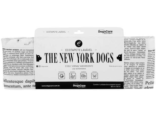 Tapete Higiênico Lavável Dogs Care - The New York Dogs 88x58cm Menor preço em Tapete Higiênico Lavável Dogs Care - The New York Dogs 88x58cm