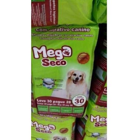 Tapete Higiênico Pet Cachorro Com 30 Unidades Mega Seco Menor preço em Tapete Higiênico Pet Cachorro Com 30 Unidades Mega Seco