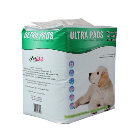 Tapete Higiênico Petlike Ultra Pads 60x80cm Aroma Natural Com 30 Unidades Menor preço em Tapete Higiênico Petlike Ultra Pads 60x80cm Aroma Natural Com 30 Unidades
