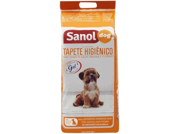 Menor preço em Tapete Higiênico Sanol Dog 80x60cm - 30 Unidades