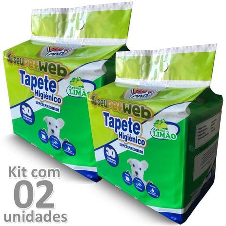 Tapete Higiênico Super Premium Bbb Pad Limão 60 Unidades - Bbb pet Menor preço em Tapete Higiênico Super Premium Bbb Pad Limão 60 Unidades - Bbb pet