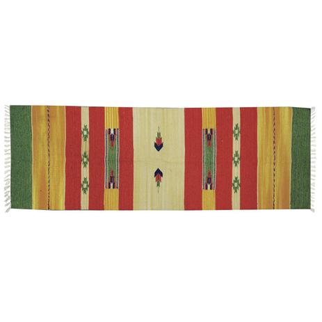 Tapete Indiano Retangular Algodão Listrado D6 Kilim Niazitex 60cmx1,80m Colorido Menor preço em Tapete Indiano Retangular Algodão Listrado D6 Kilim Niazitex 60cmx1,80m Colorido