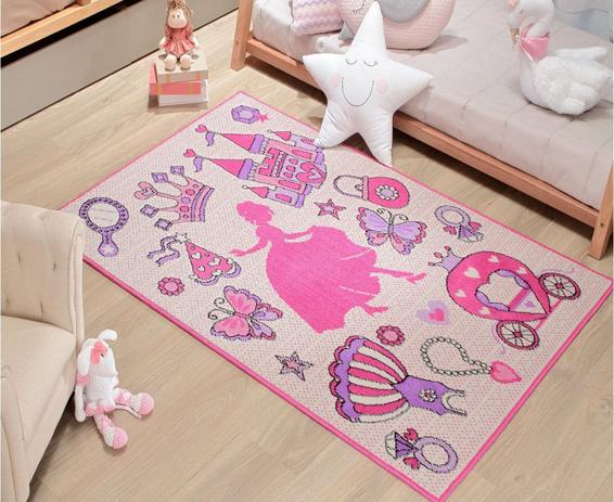 Tapete Infantil 0,50 X 0,80 Antiderrapante Quarto Rosa I-83 - Lancer Menor preço em Tapete Infantil 0,50 X 0,80 Antiderrapante Quarto Rosa I-83 - Lancer