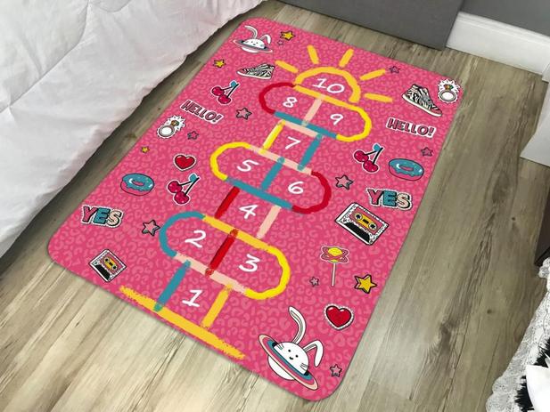 Tapete amarelinha infantil Clearance