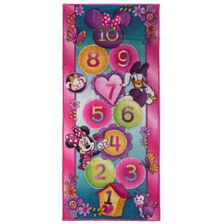 Tapete Infantil de Brincar Minnie Amarelinha - Corttex Menor preço em Tapete Infantil de Brincar Minnie Amarelinha - Corttex