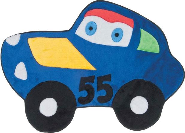 Tapete Infantil de Pelúcia Carrinho - 98cm x 68cm - Azul Royal - Santos  luan é boa?