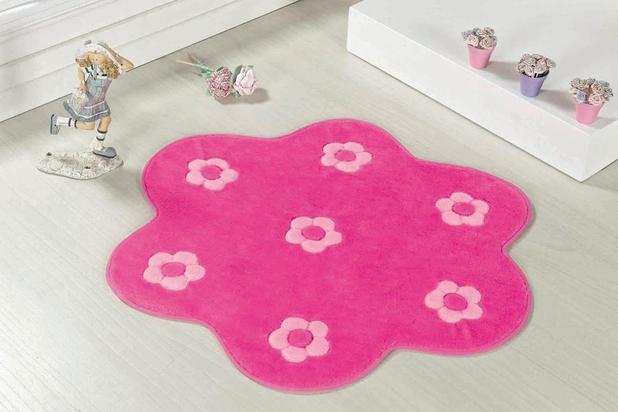 Tapete Infantil de Quarto Grande 1,12m Jardim Flores Pink - Guga tapetes é boa?