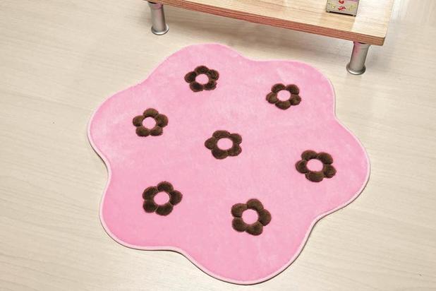 Tapete Infantil de Quarto Grande 1,12m Jardim Flores Rosa - Guga tapetes é boa?