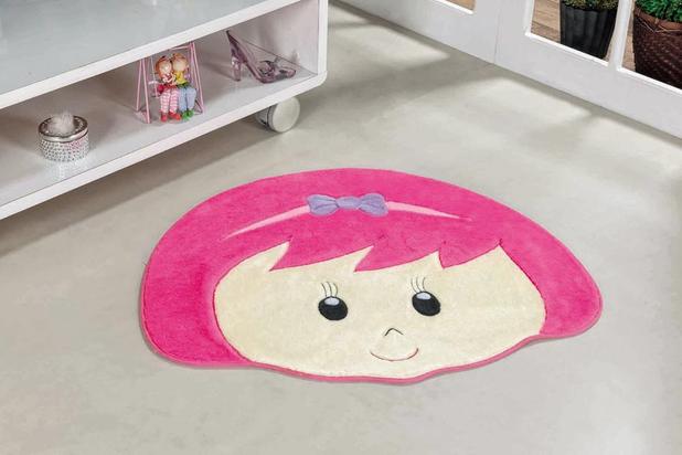 Tapete Infantil de Quarto Grande 1,22m Menina com Laço Pink - Guga tapetes Menor preço em Tapete Infantil de Quarto Grande 1,22m Menina com Laço Pink - Guga tapetes