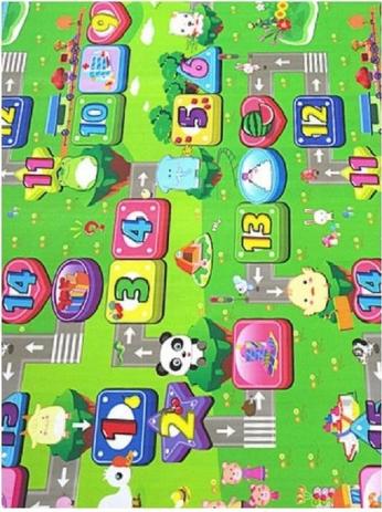 Tapete Infantil Dobrável Protetor Térmico 1,80mtx1,15mt Tema PISTA CARRINHO - Dony é boa?