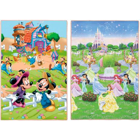 Tapete Infantil Dupla Face Recreio Disney Trip Princesas Jolitex 120cmx180cm Colorido é boa?