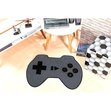 Tapete Infantil Em Formato Big De Controle 115x82cm Cinza - Guga tapetes é boa?