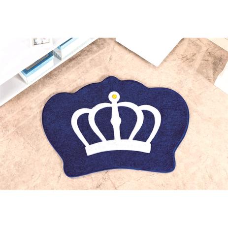 Tapete Infantil Em Formato Big De Coroa 116x90cm Azul Royal - Guga tapetes Menor preço em Tapete Infantil Em Formato Big De Coroa 116x90cm Azul Royal - Guga tapetes