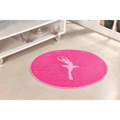 Tapete Infantil Em Formato De Bailarina 78x68cm Pink - Guga tapetes Menor preço em Tapete Infantil Em Formato De Bailarina 78x68cm Pink - Guga tapetes