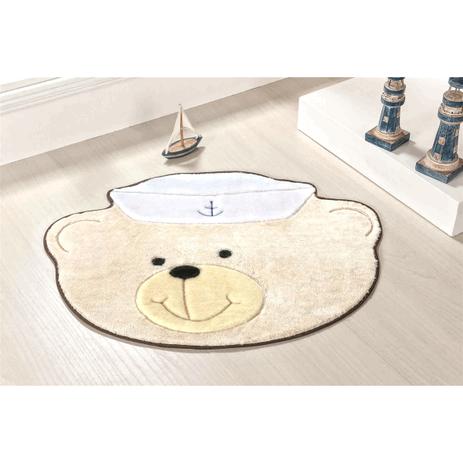 Tapete Infantil Em Formato De Urso Marinheiro 78x58cm Palha - Guga tapetes Menor preço em Tapete Infantil Em Formato De Urso Marinheiro 78x58cm Palha - Guga tapetes