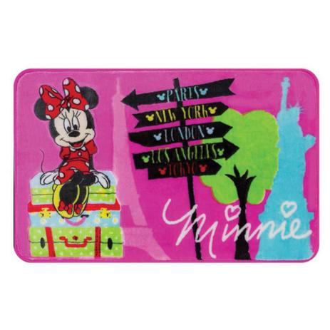 Tapete infantil menina jolitex Minnie viagem Menor preço em Tapete infantil menina jolitex Minnie viagem