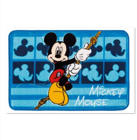 Tapete Infantil Mickey Jolitex Importado 0,70x1,10m Azul - Linda casa Menor preço em Tapete Infantil Mickey Jolitex Importado 0,70x1,10m Azul - Linda casa