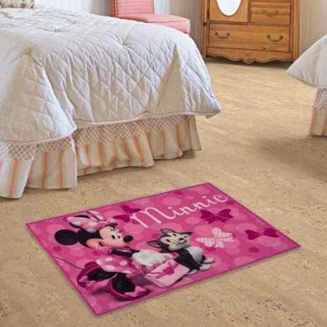 Tapete Infantil Minnie - Corttex Menor preço em Tapete Infantil Minnie - Corttex