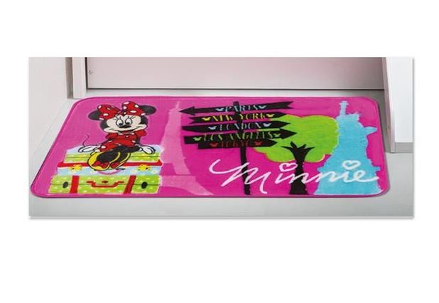 Tapete Infantil Minnie Jolitex Importado 0,70 x 1,10m Pink - Linda casa Menor preço em Tapete Infantil Minnie Jolitex Importado 0,70 x 1,10m Pink - Linda casa