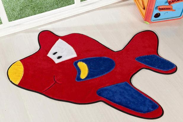 Tapete Infantil para Quarto Formato Avião Vermelho 98cm - Guga tapetes Menor preço em Tapete Infantil para Quarto Formato Avião Vermelho 98cm - Guga tapetes
