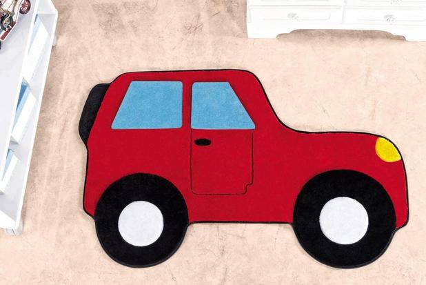 Tapete Infantil para Quarto Grande 1,32m Carro Jipe Vermelho - Guga tapetes Menor preço em Tapete Infantil para Quarto Grande 1,32m Carro Jipe Vermelho - Guga tapetes