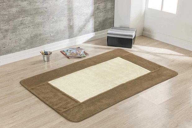 Tapete Infantil para Quarto Passadeira 1,30m x 90cm Bege - Guga tapetes Menor preço em Tapete Infantil para Quarto Passadeira 1,30m x 90cm Bege - Guga tapetes