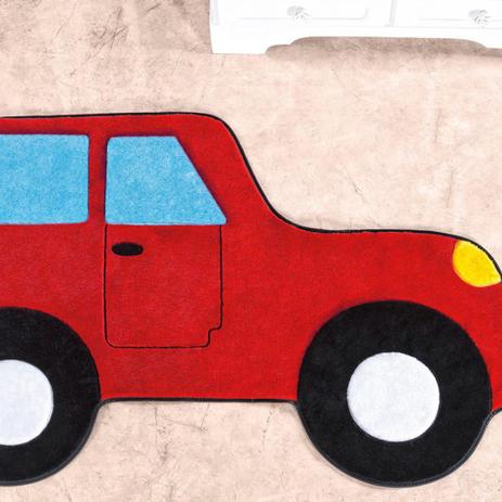 Tapete Infantil Pelúcia Carro Aventura Premium Antiderrapante - Vermelho - Guga tapetes Menor preço em Tapete Infantil Pelúcia Carro Aventura Premium Antiderrapante - Vermelho - Guga tapetes