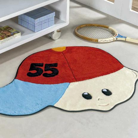 Tapete Infantil Pelúcia Menino Número Premium Antiderrapante - Vermelho - Guga tapetes Menor preço em Tapete Infantil Pelúcia Menino Número Premium Antiderrapante - Vermelho - Guga tapetes