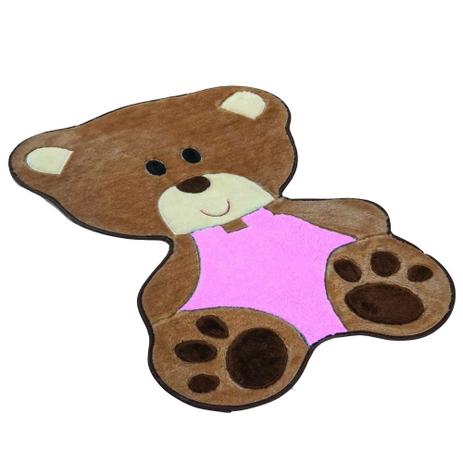 Tapete Infantil Pelúcia Quarto De Bebe Urso Rosa - Guga tapetes Menor preço em Tapete Infantil Pelúcia Quarto De Bebe Urso Rosa - Guga tapetes