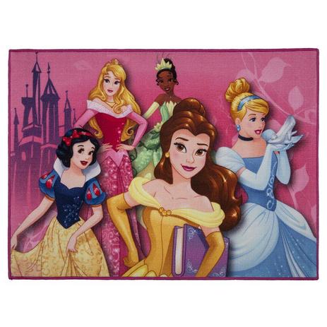 Tapete Infantil Princesas 110x80 - Corttex Menor preço em Tapete Infantil Princesas 110x80 - Corttex