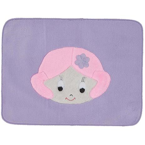 Tapete Infantil Retangular Menina Flor - 68cm x 48cm - Santos luan Menor preço em Tapete Infantil Retangular Menina Flor - 68cm x 48cm - Santos luan