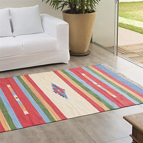 Tapete kilim 1,00 x 1,40 des. 004 / niazitex Menor preço em Tapete kilim 1,00 x 1,40 des. 004 / niazitex
