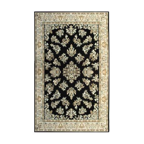 Tapete Marbela Veludo Cantara Preto 148x200 cm - Rayza Menor preço em Tapete Marbela Veludo Cantara Preto 148x200 cm - Rayza