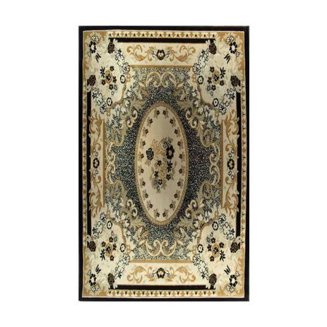 Tapete Marbela Veludo Jamilah Preto 198x250 cm - Rayza Menor preço em Tapete Marbela Veludo Jamilah Preto 198x250 cm - Rayza