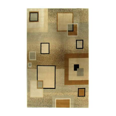 Tapete Marbella Quadrado Bege 148x200 cm Rayza Menor preço em Tapete Marbella Quadrado Bege 148x200 cm Rayza