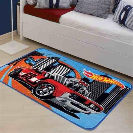 Tapete mattel 0,70 x 1,10 desafio hot wheels - jolitex é boa?