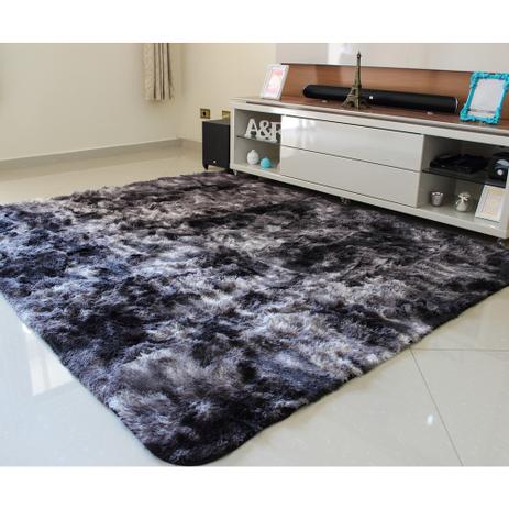 Tapete Muito Peludo 2,00 X 1,40 Para Sala 4cm De Alt. - Cinza Mesclado - Essência enxovais Menor preço em Tapete Muito Peludo 2,00 X 1,40 Para Sala 4cm De Alt. - Cinza Mesclado - Essência enxovais