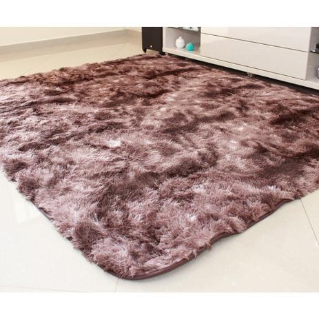 Tapete Muito Peludo 2,00 X 1,40 Para Sala 4cm De Alt. - Marrom Mesclado - Essência enxovais Menor preço em Tapete Muito Peludo 2,00 X 1,40 Para Sala 4cm De Alt. - Marrom Mesclado - Essência enxovais