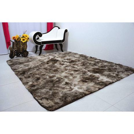 Tapete Muito Peludo Luxo 2.00X2.40 Marrom Mesclado Ocean Matrix Menor preço em Tapete Muito Peludo Luxo 2.00X2.40 Marrom Mesclado Ocean Matrix