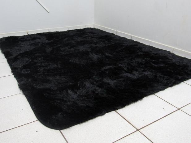 Tapete Muito Peludo Luxo 2.00X2.40 Preto Ocean Matrix Menor preço em Tapete Muito Peludo Luxo 2.00X2.40 Preto Ocean Matrix
