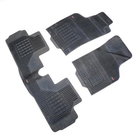 Tapete para Carro Preto Celta 11/ 3 Peças - Borcol Menor preço em Tapete para Carro Preto Celta 11/ 3 Peças - Borcol