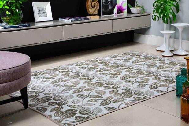 Tapete florido para sala Clearance
