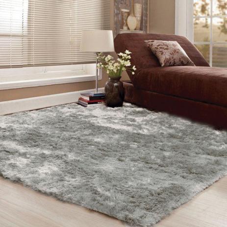 Tapete para Sala Premium 200x300cm Cinza - Casa dona Menor preço em Tapete para Sala Premium 200x300cm Cinza - Casa dona