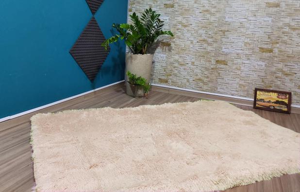 Tapete Para Sala Quarto Shaggy Peludo Felpudo Bege 1,00X1,50 - Armazém Do Enxoval Menor preço em Tapete Para Sala Quarto Shaggy Peludo Felpudo Bege 1,00X1,50 - Armazém Do Enxoval