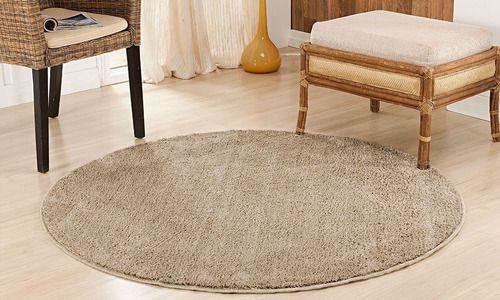 Tapete Para Sala Redondo 150 Cm Classic Trigo Antiderrapante - Tapetes Oasis Menor preço em Tapete Para Sala Redondo 150 Cm Classic Trigo Antiderrapante - Tapetes Oasis