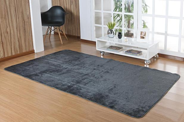 Tapete Passadeira 1,00m x 50cm Liso Cinza de Pelúcia - Guga tapetes Menor preço em Tapete Passadeira 1,00m x 50cm Liso Cinza de Pelúcia - Guga tapetes