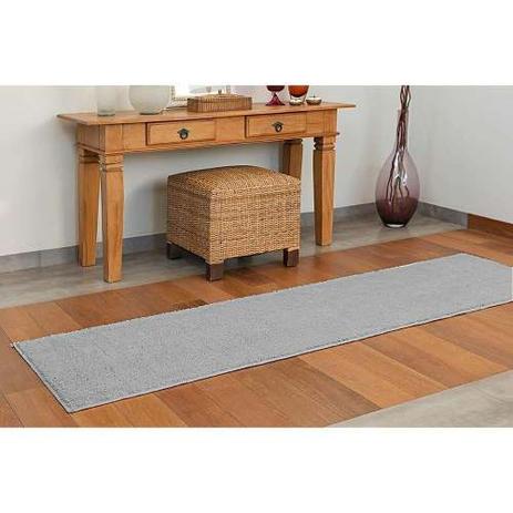 Tapete Passadeira 50 X 200 cm Classic Cinza - Tapetes oasis Menor preço em Tapete Passadeira 50 X 200 cm Classic Cinza - Tapetes oasis