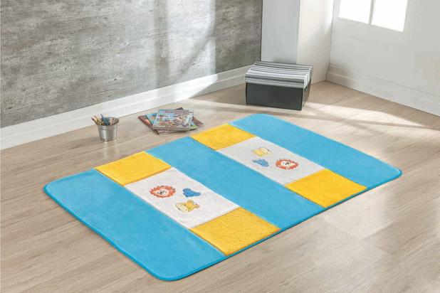 Tapete Passadeira Animais Floresta Azul Quarto Infantil Macio e Fofo Decorativo - Guga tapetes Menor preço em Tapete Passadeira Animais Floresta Azul Quarto Infantil Macio e Fofo Decorativo - Guga tapetes
