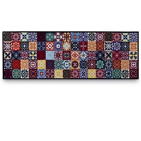 Tapete Passadeira Antiderrapante Decore 50x160cm Ladrilho - Kacyumara Menor preço em Tapete Passadeira Antiderrapante Decore 50x160cm Ladrilho - Kacyumara